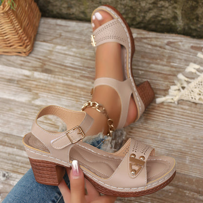 ÉVELYN – Breezy Rise High Heel Sandals