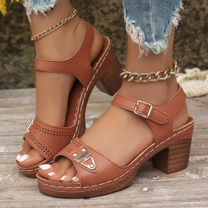 ÉVELYN – Breezy Rise High Heel Sandals