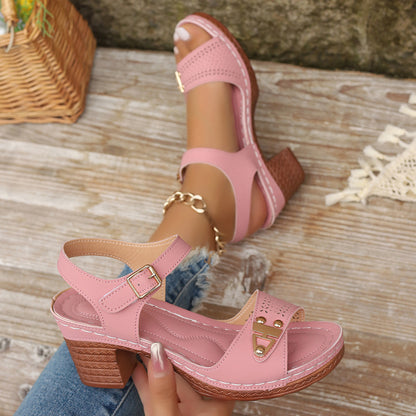 ÉVELYN – Breezy Rise High Heel Sandals