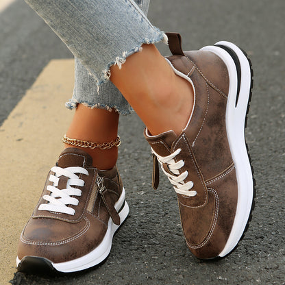 ÉVELYN – Everyday Lace-Up Flats